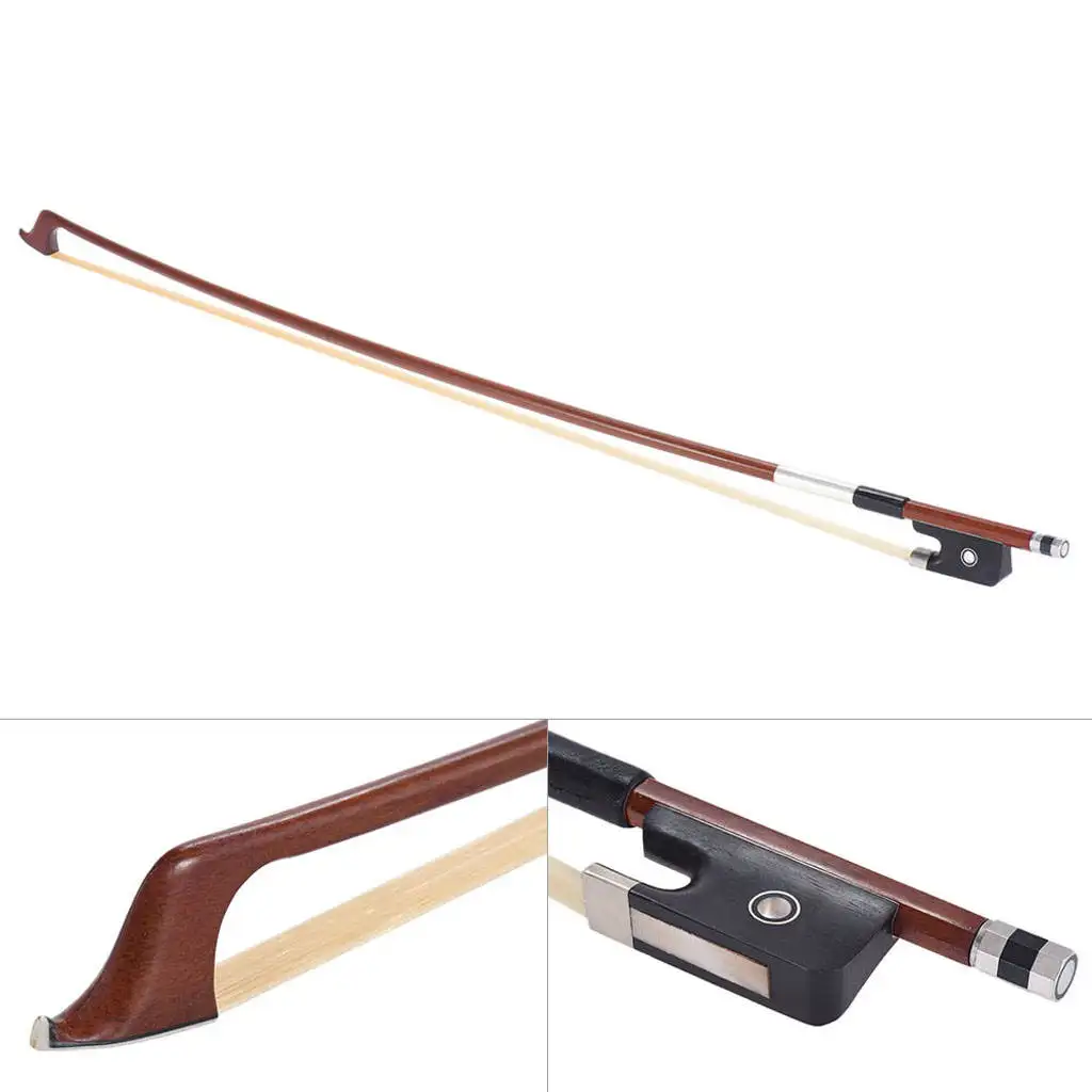 Durable Well Balanced Brazil Wood Full Size 4/4 Cello Bow for Cello Lovers