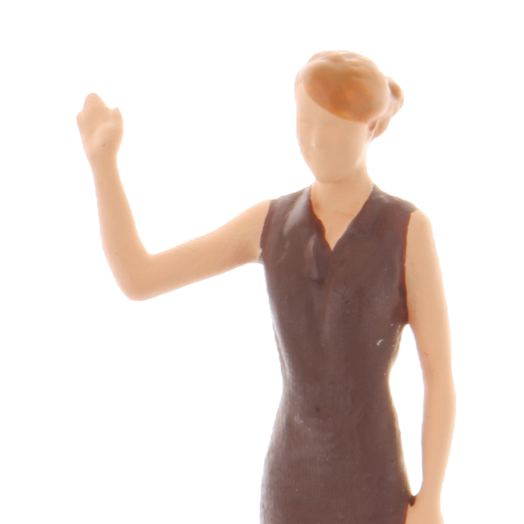 Person Painted Figures Scale Model HO Decor Model for Model Train Scale