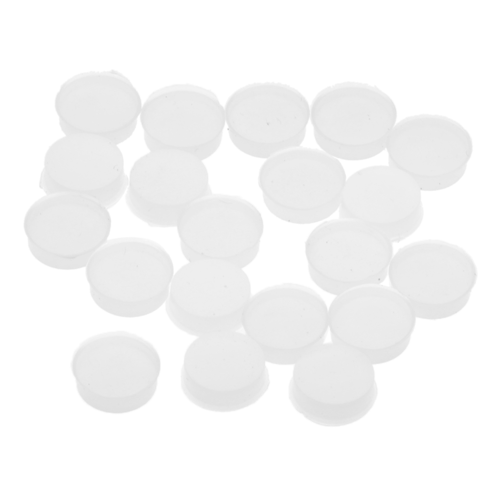 20x Wood Recorder Silicone Hole Plugs White for Flute Player