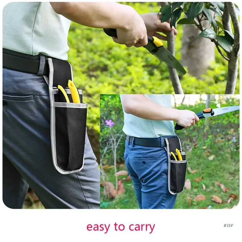 Durable Pouch Bag for Pruning Shears Pliers Scissors Gift for Handyman Men Father for Workers Gardeners Welding Crafts mini tool bag