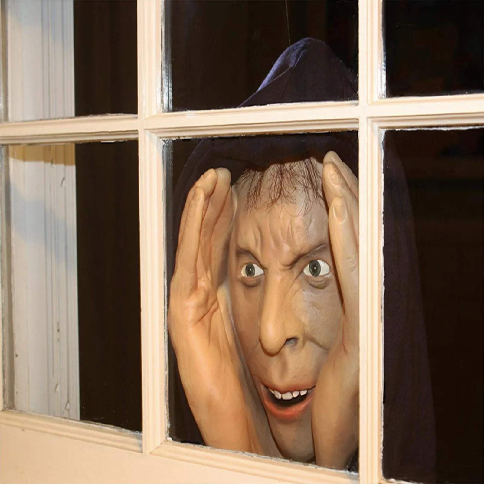 Female Zombie Scary Window Peeper Halloween Decoration Prop NEW 