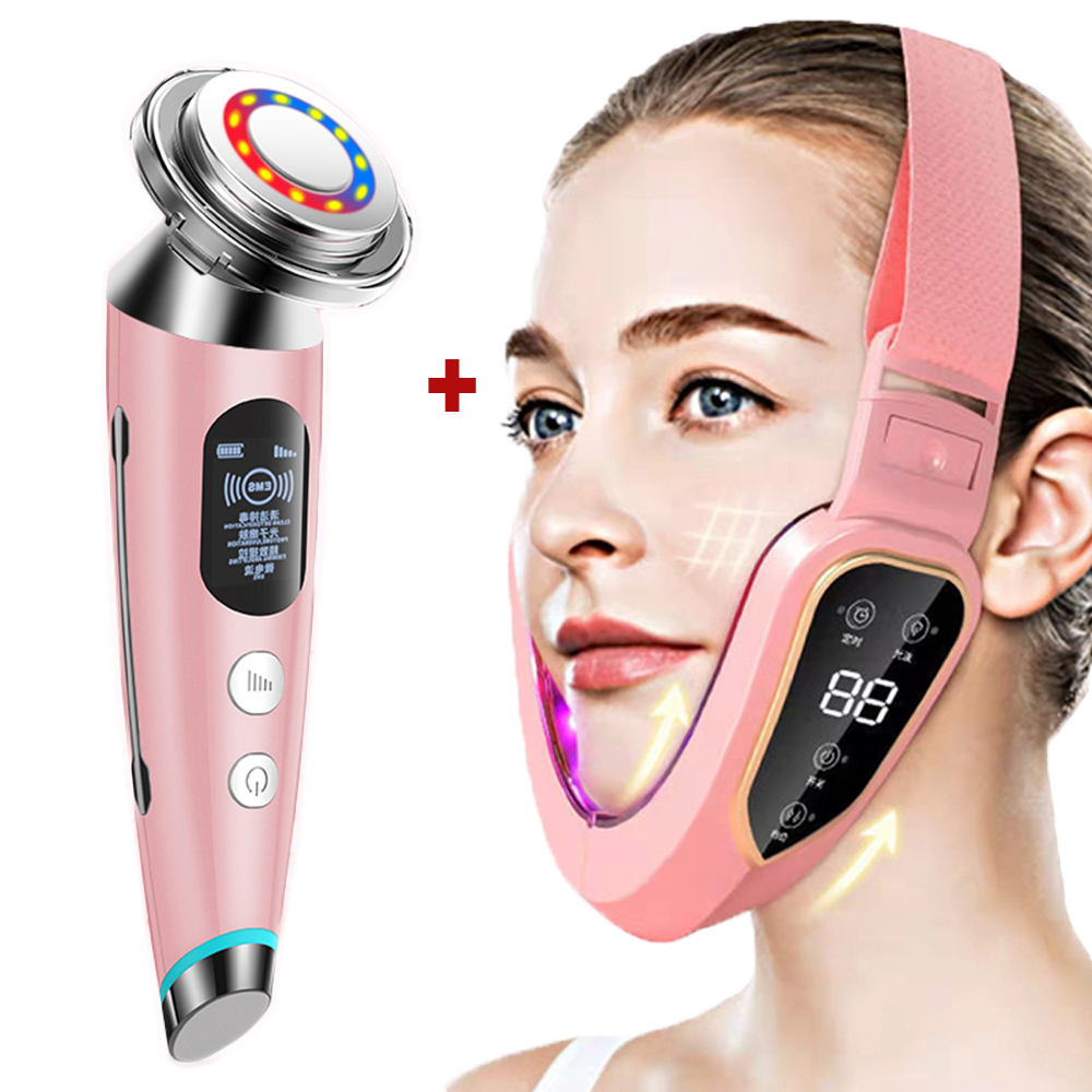 Best of EMS V Face Shaper Lifting Facial Massager Double Chin Reducer LED Mesotherapy Radio Frequency Skin Tightening Wrinkle Removal Reviews & Tips