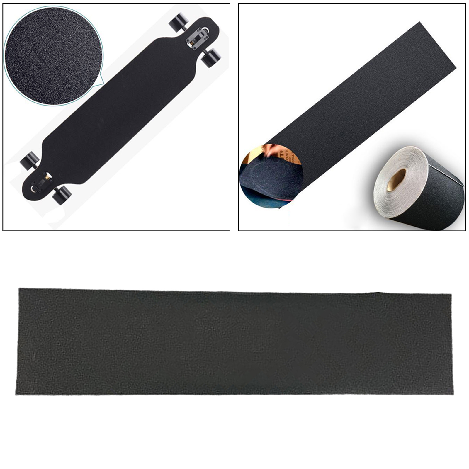 Skateboard Grip Tape Longboard Steps Sandpaper Perforated Grip tape Sheet