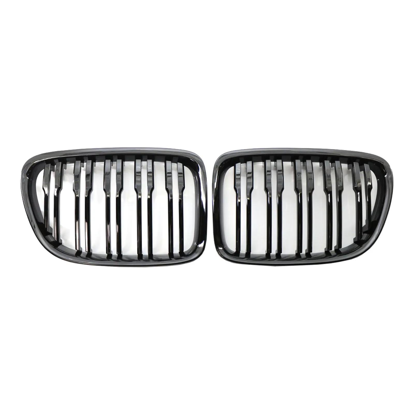 2pcs Front Grille Grill Cover Sport Hood for  X1 E84 11-16 51112993305 51112993308 51117347669 Parts Accessories