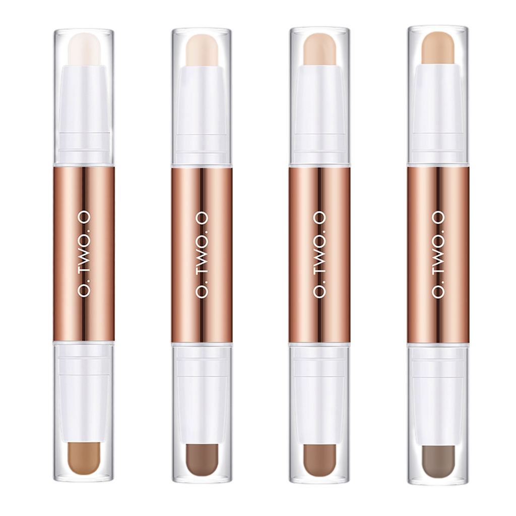 Highlight Contour Stick Double-Head Double-Side Contour Pen for Eyeshadow Embellish Clavicle