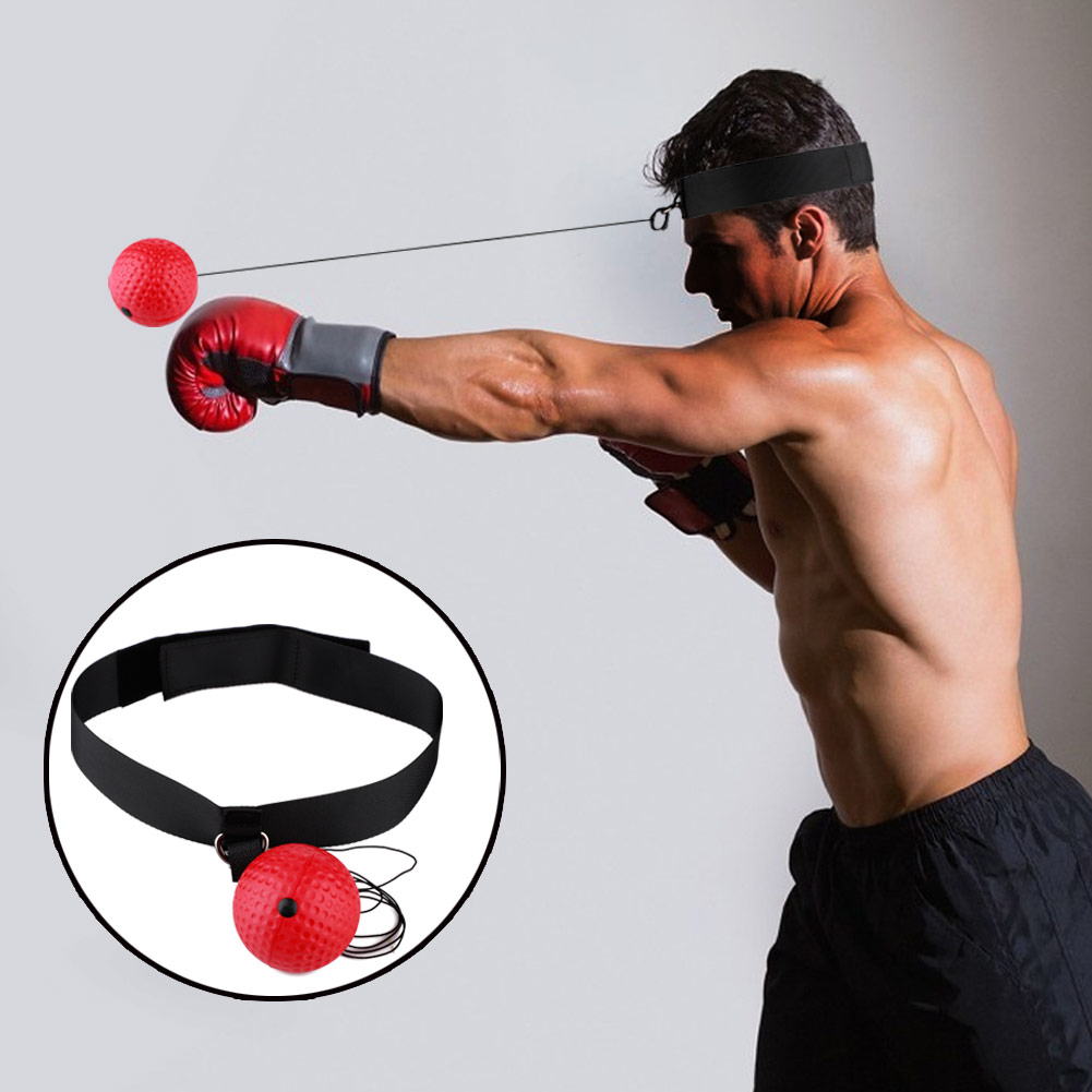 Description Picture 3 of itemHead Mounted Boxing 1PC Speed  Punching String Kids Supplies Fitness Durable Generic Adults Portable Boxing Reflex Ball