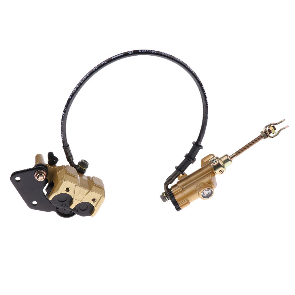 Rear Hydrauic Brake Caliper Cylinder Set for  Dirt Bike 110cc Atv Motocross