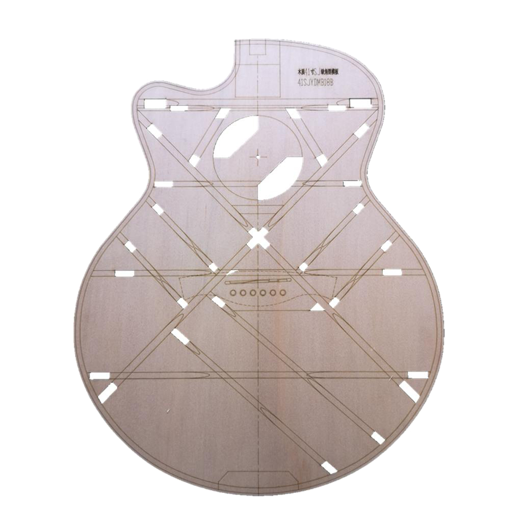 41 inch SJ Acoustic Guitar Layout Template - Guitar Building
