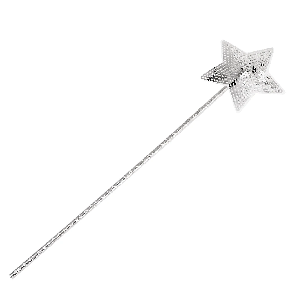 Fairy Wand Magic Wand,Star Shape Elf Forest Fairy Wood Elf Rod Staff Star Rod Carnival Accessory Costume