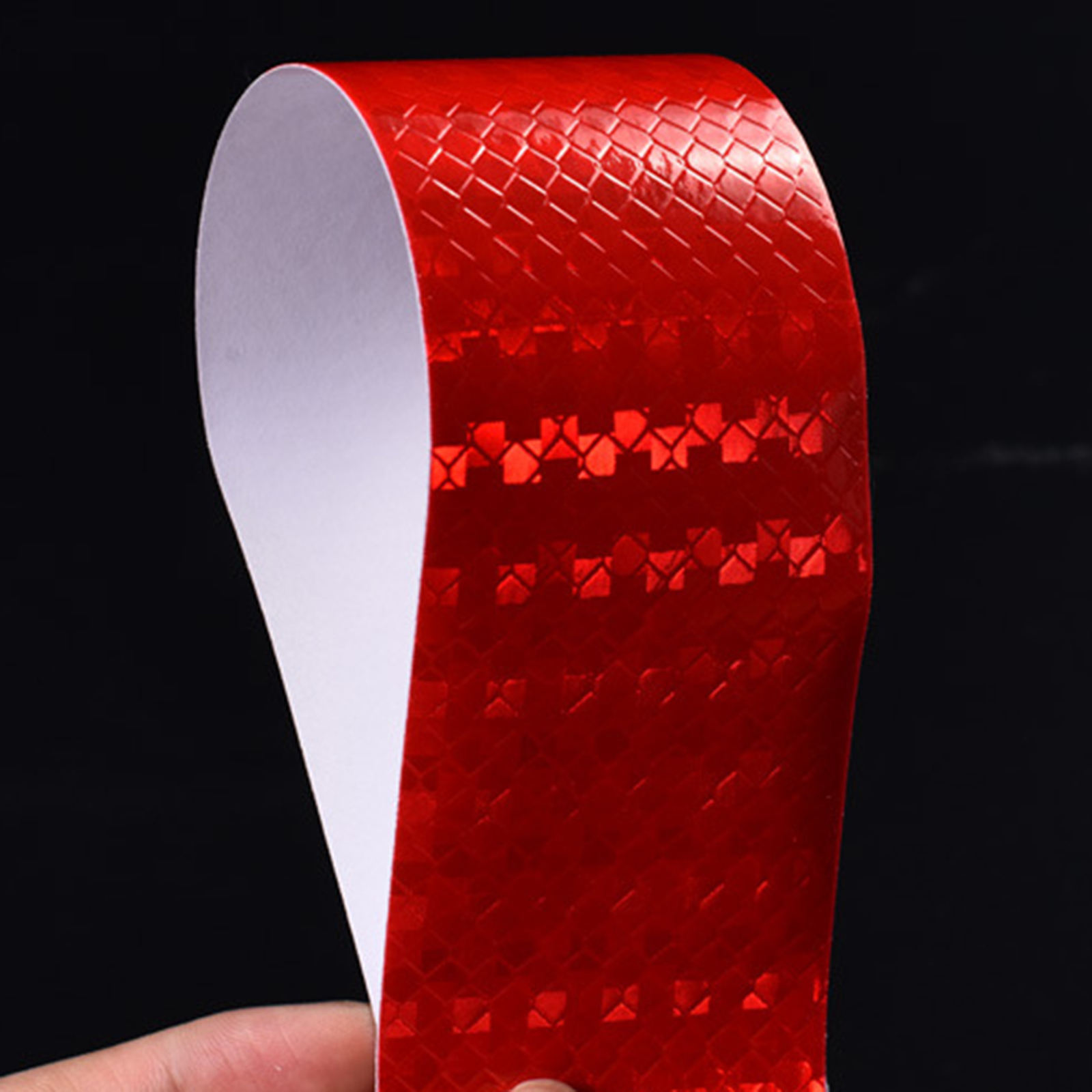 45M Reflective High Intensity Chequered Luminous Checkered Tape Vinyl Roll