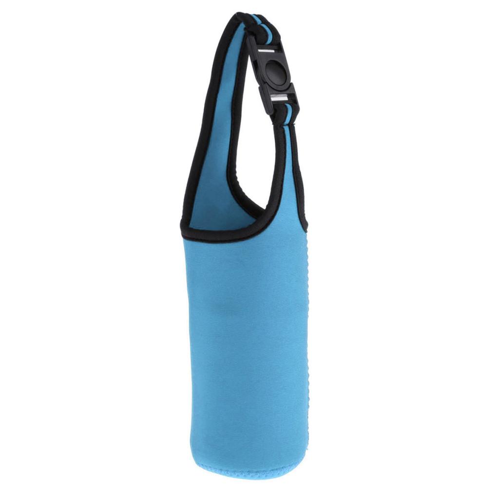 Insulated Neoprene Water Bottle Sleeve - Beer Can Bottle Sleeve / Coffee Jar Insulator