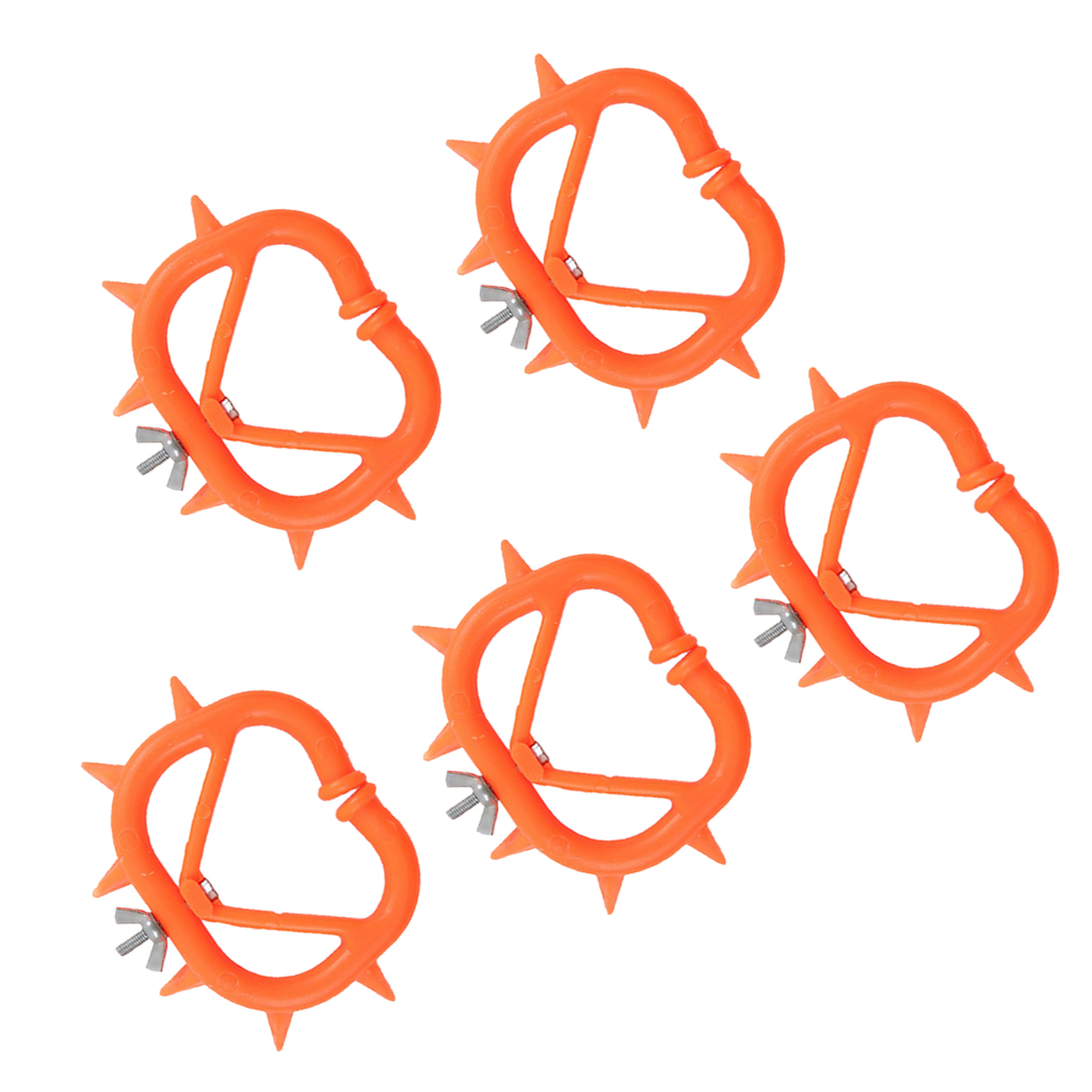 5pcs Plastic Calf Weaner Durable Plastic Adjustable Effective