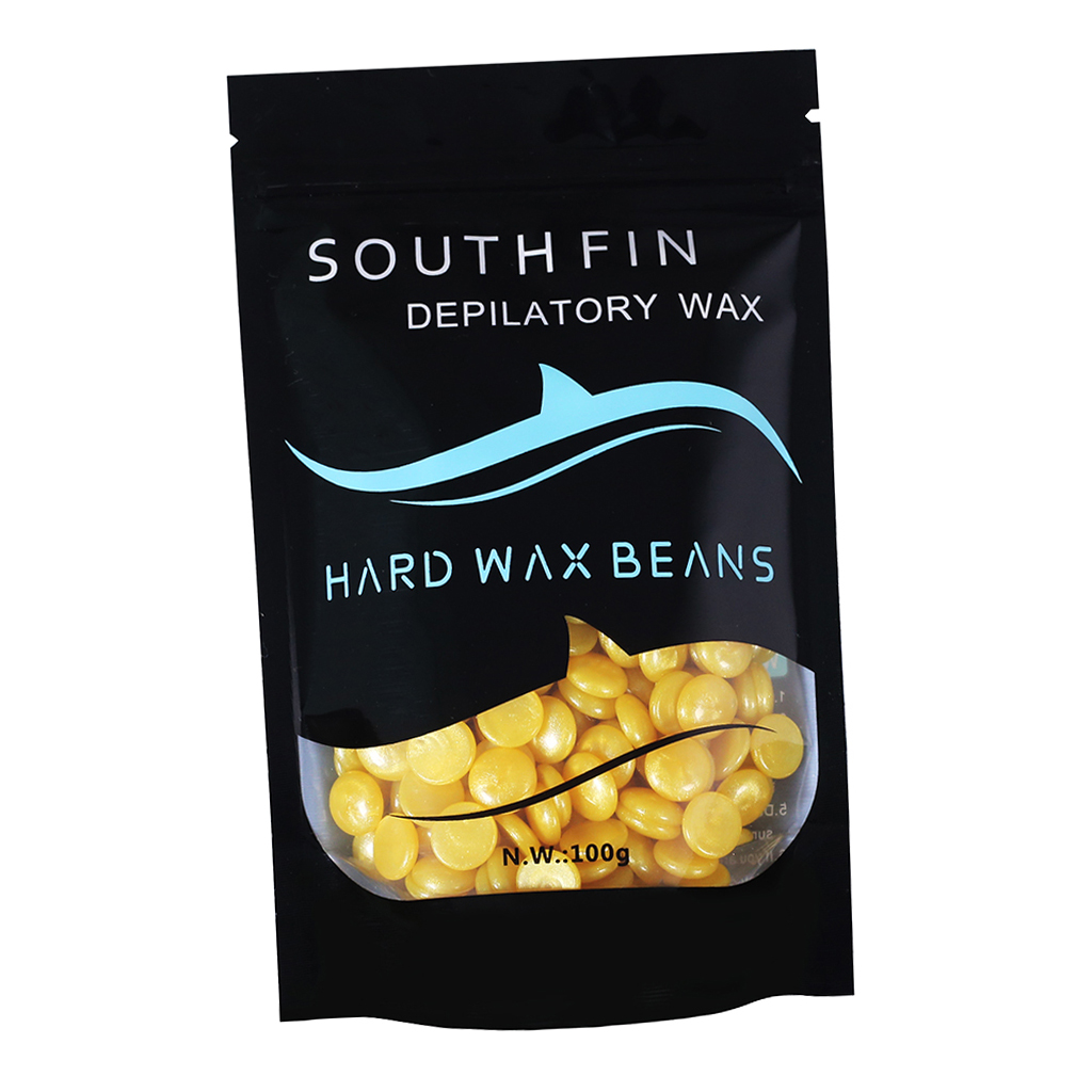 No Strip Painless Hard Wax Beads Women Men Hair Removal Depilatory Waxing Beans for Sensitive Skin 100g/ Bag