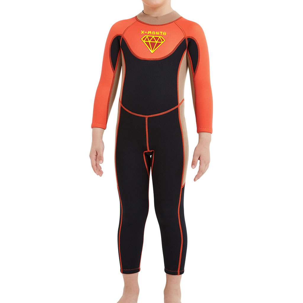 Kids Diving Suit 2.5mm Neoprene Youth Breathable Wet Suits UV Protection