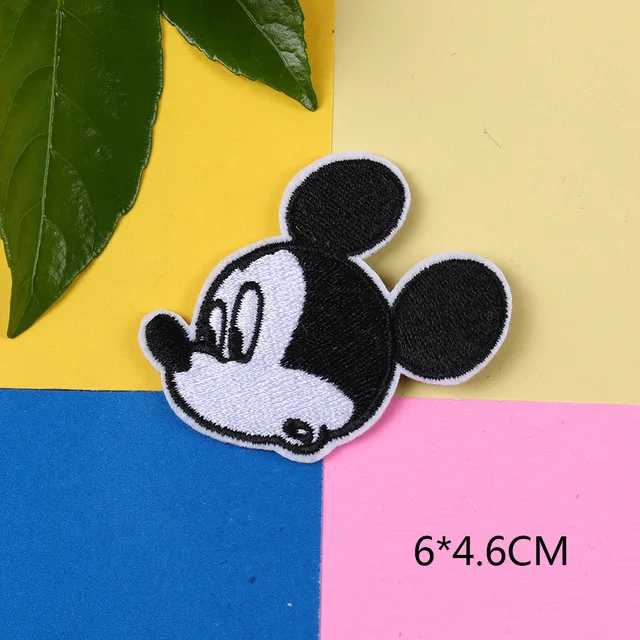 Mickey Mouse Cartoon 5.2cm x 8.2cm Iron On Applique Embroidery