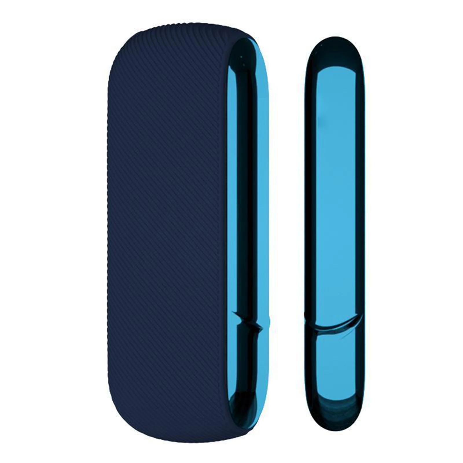 Twill Silicone Cover Full Protective Case Pouch for IQOS 3.0 Dark Blue 2