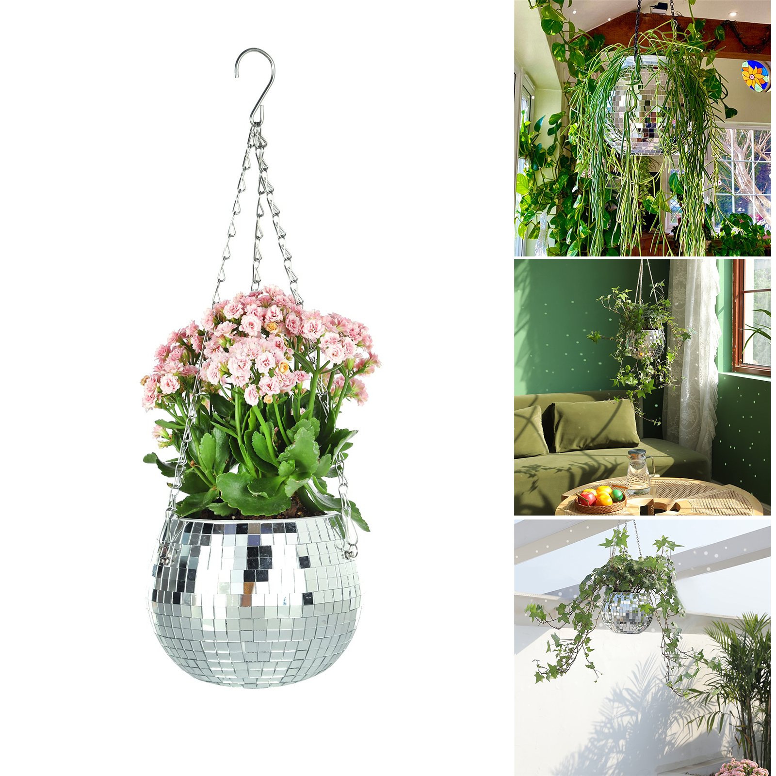 Mirror Ball Planter