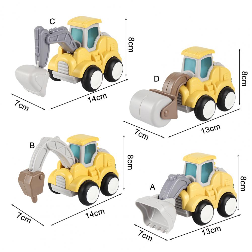 Оригинальные минутные бульдозеры, инерционные пластиковые шнековые  грузовики, экскаваторы, дорожные ролики, инерционная машина, игрушки для  детей, развивающая игрушка | AliExpress