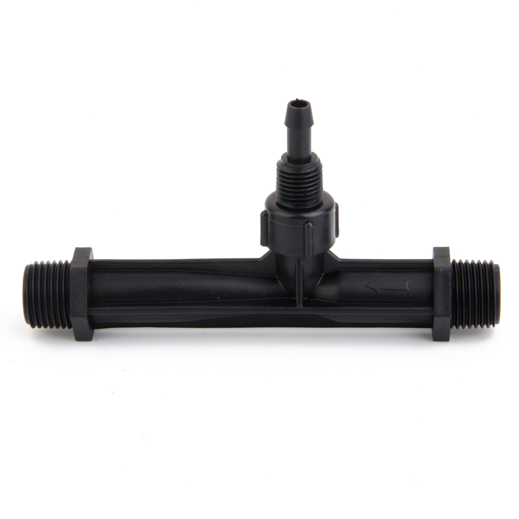 MagiDeal 1pc Venturi Fertilizer Blender Injectors Agriculture Irrigation Tube Watering Irrigation Systems Tool -Black