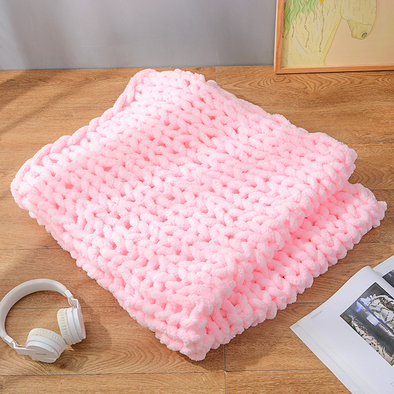 Cobertor de sofá, linha de gelo, chenille