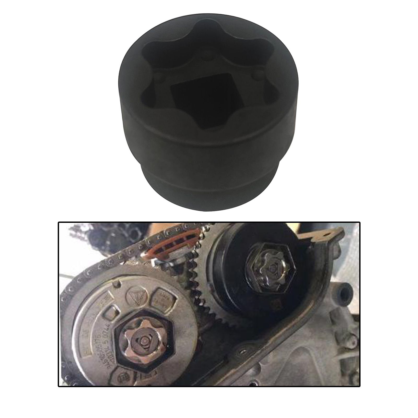 Camshaft Socket 3.0T 3/4in DR x 6PT Replacement for Porsche Cayenne Macan