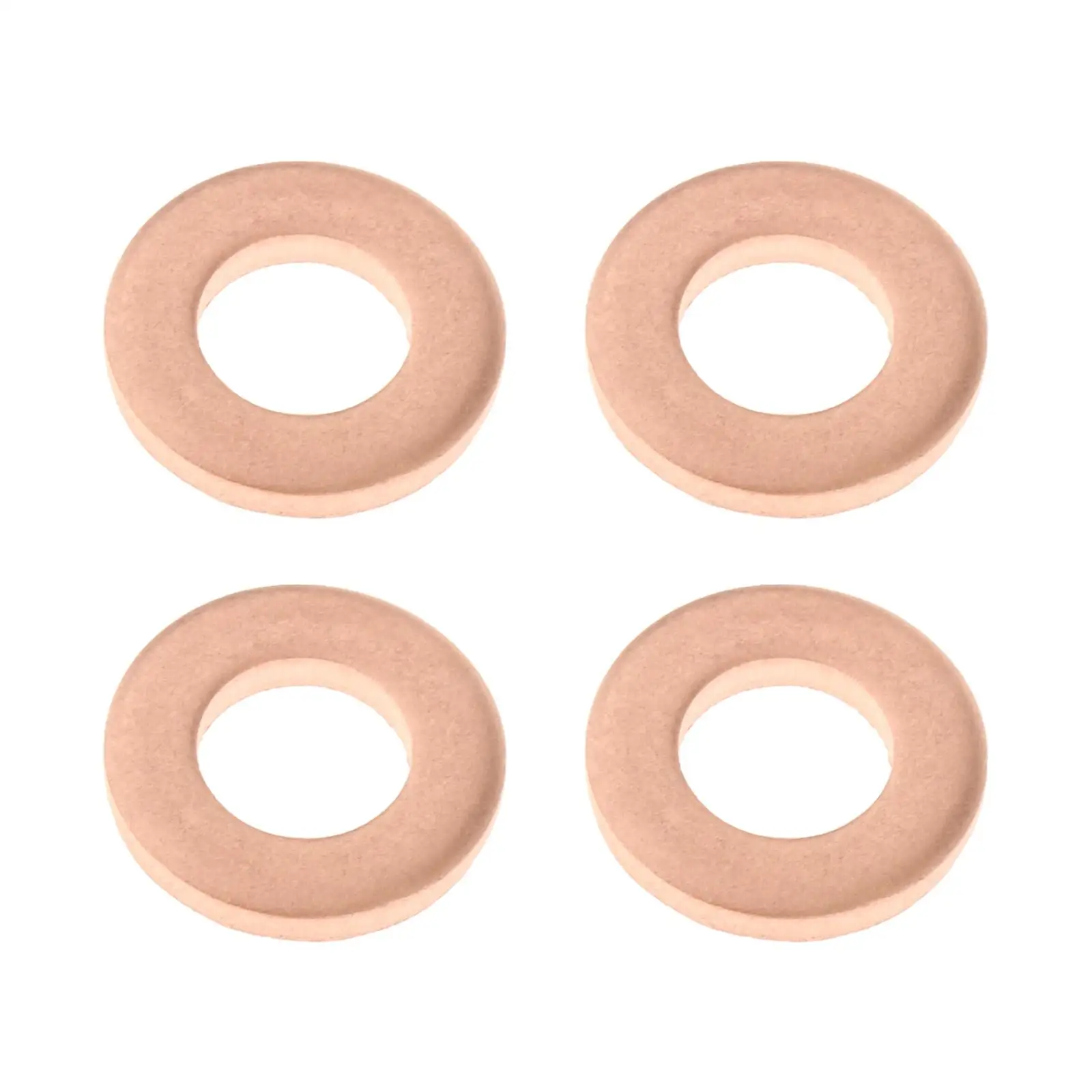 Fuel Injector Seal Copper Washer 4pcs for Ford Transit MK7 2.2 2.4 3.2 2006 Car Styling