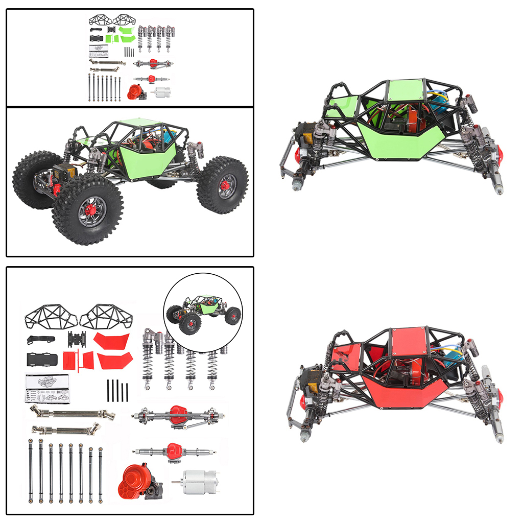 CNC Metal Upgrade Chassis Frame Body Kit Fit for SCX10 4X4 1:10 Scale RC Rock Crawler Model Car Buggy DIY Parts