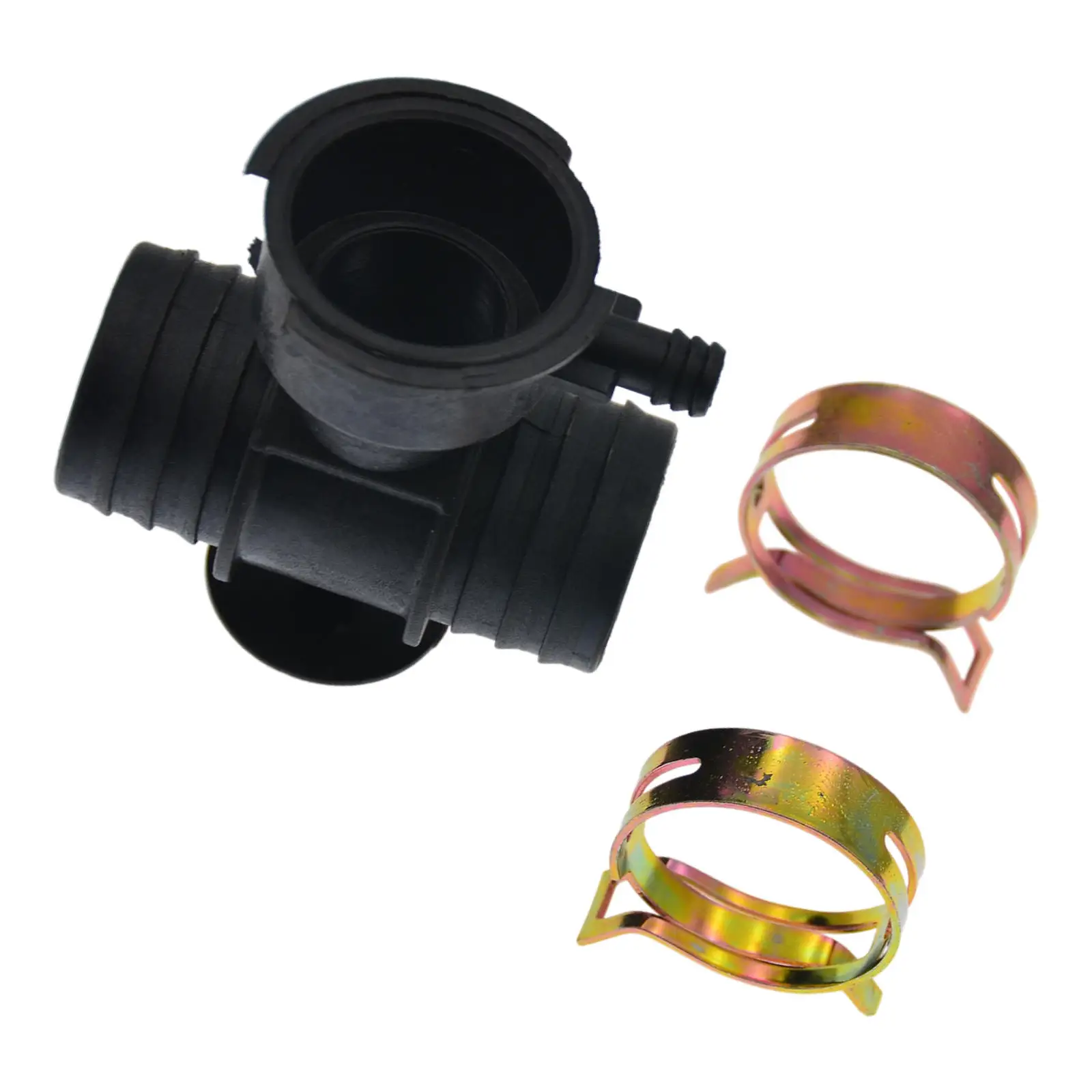 Engine Coolant Filler Neck with 2 Clamp Fit for Dakota Spare Parts Accessory