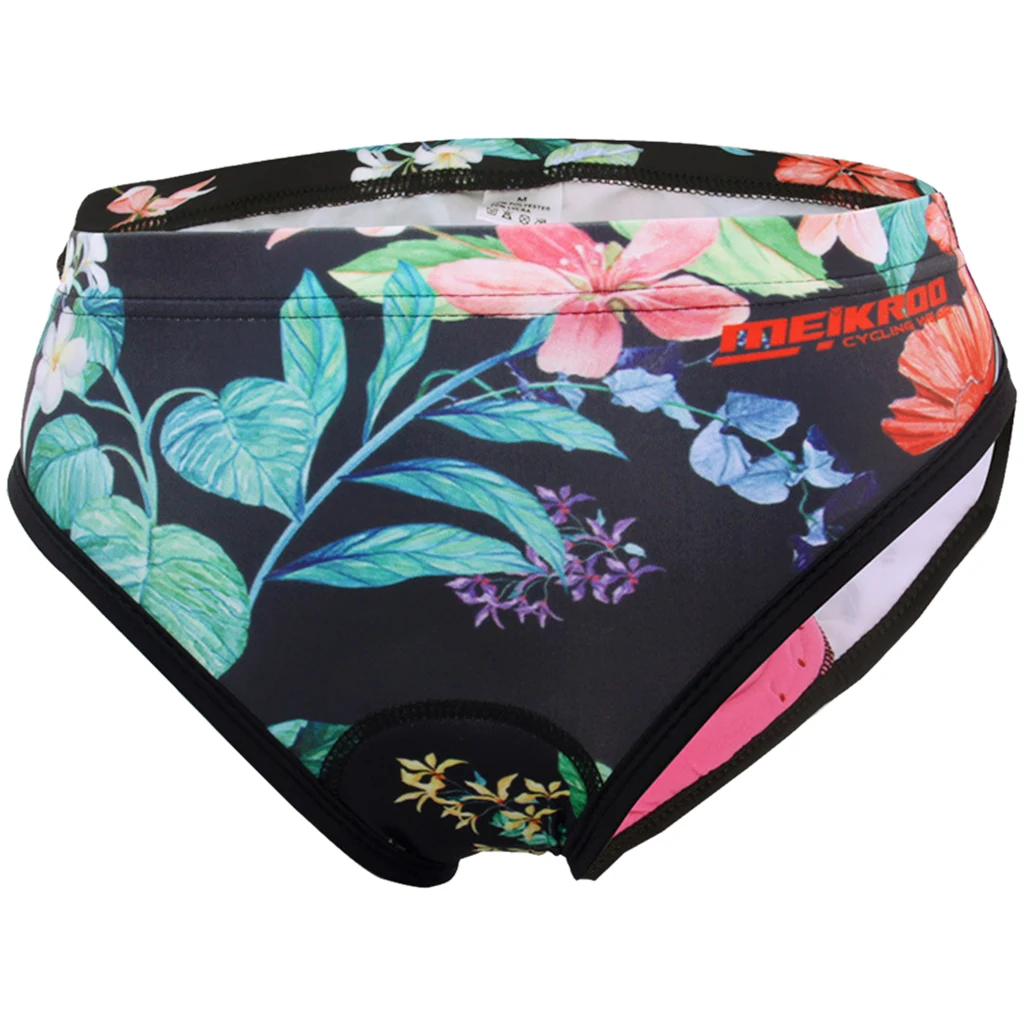 Cycling Bike Bicycle Underwear Shorts 3D Padded Gel Sport Briefs Fast Drying Panties For Women