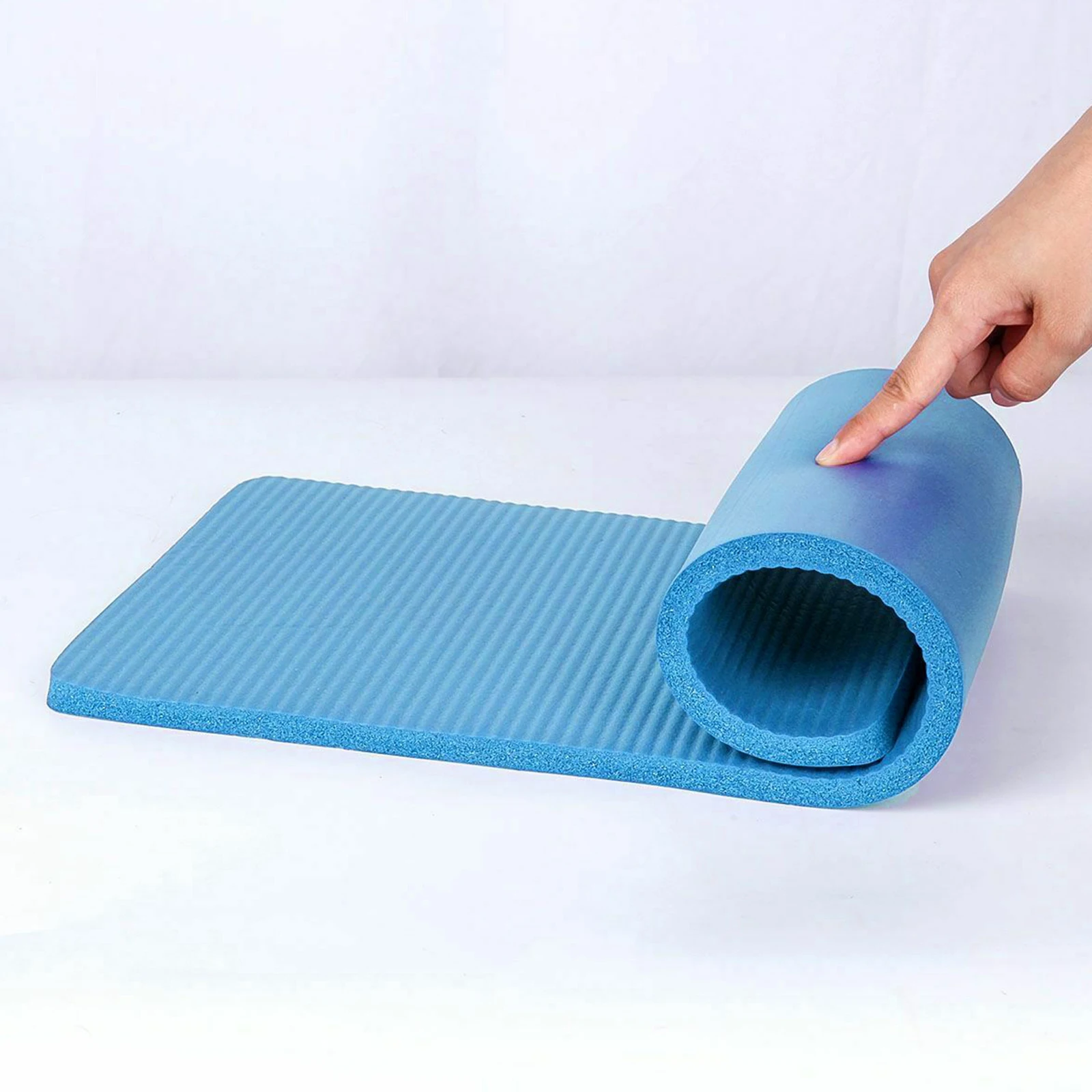 Yoga Knee Pad Cushion Anti-Slip Thick Exercise Travel Fitness Mat Mat Floor P5J9 