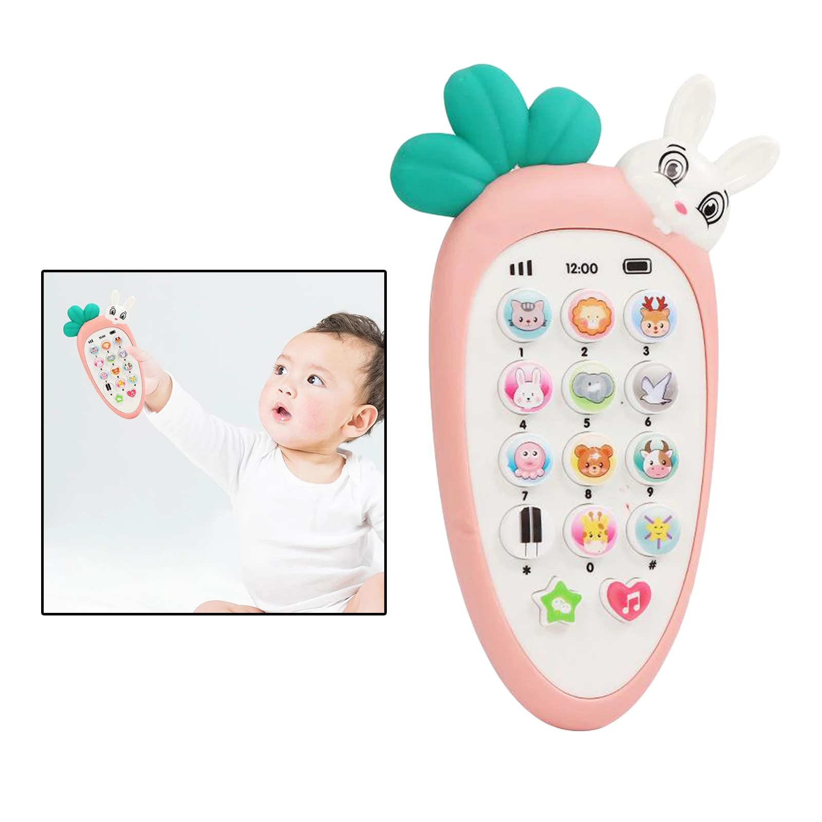 Kids Mobile Baby Phone Educational Cell Toys Boy Music Toddler Girl Toy Gift