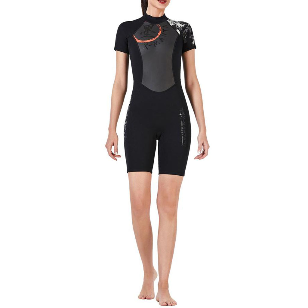 Women Shorty Wetsuit Premium Diving Jumpsuit Dive Suit Warm Jumpsuit Shorts Wetsuit Surfing Swimming Diving Suit for Diving