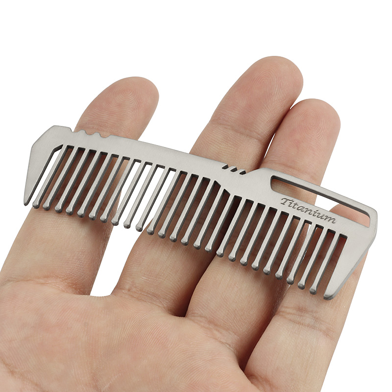 Best of Mini Portable Titanium Alloy Comb EDC Super Light Titanium Comb EDC Outdoor Small Accessories Reviews & Tips