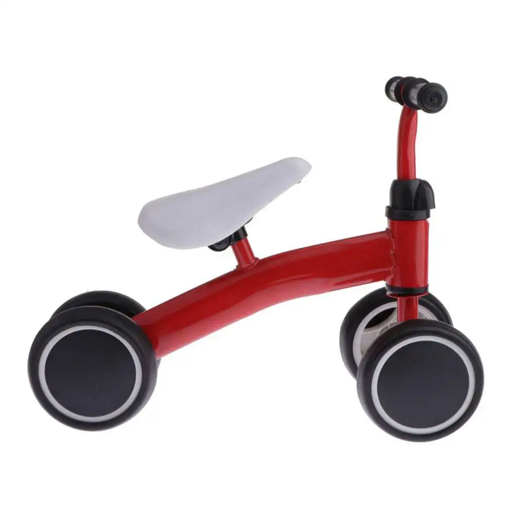 Baby Balance Bike Kids Learn To Walk Toddler Walker Boy Girl 4 Wheels Push Bicycle Bikes Toys for 1-3 Yrars Old Children