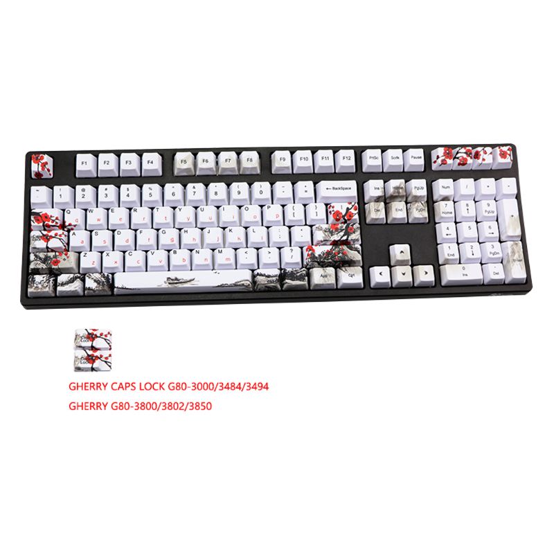 wangjiang plum blossom keycaps