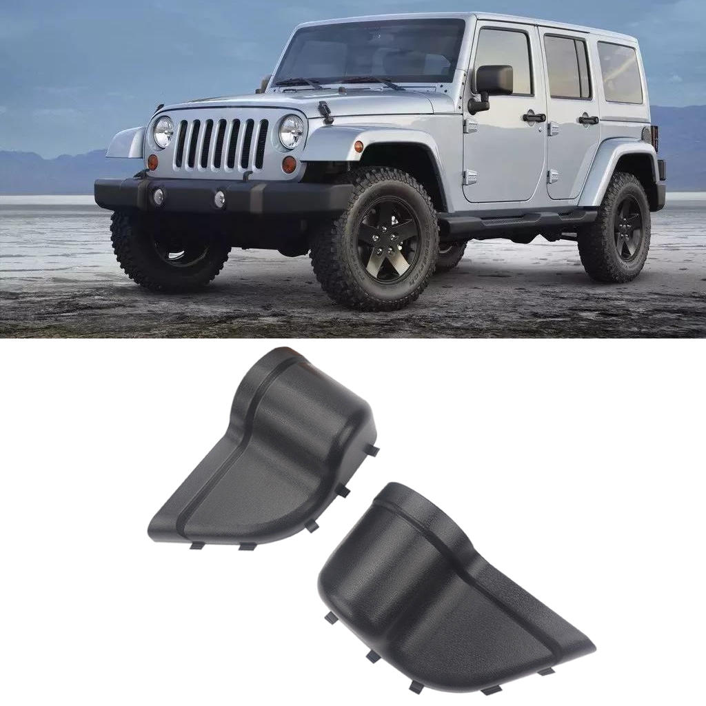 Set of 2 Storage Box Car Supplies Plastic Black Front Door Net Pocket for Jeep Wrangler JK Jku 2/4Door 11-2018 Replacement