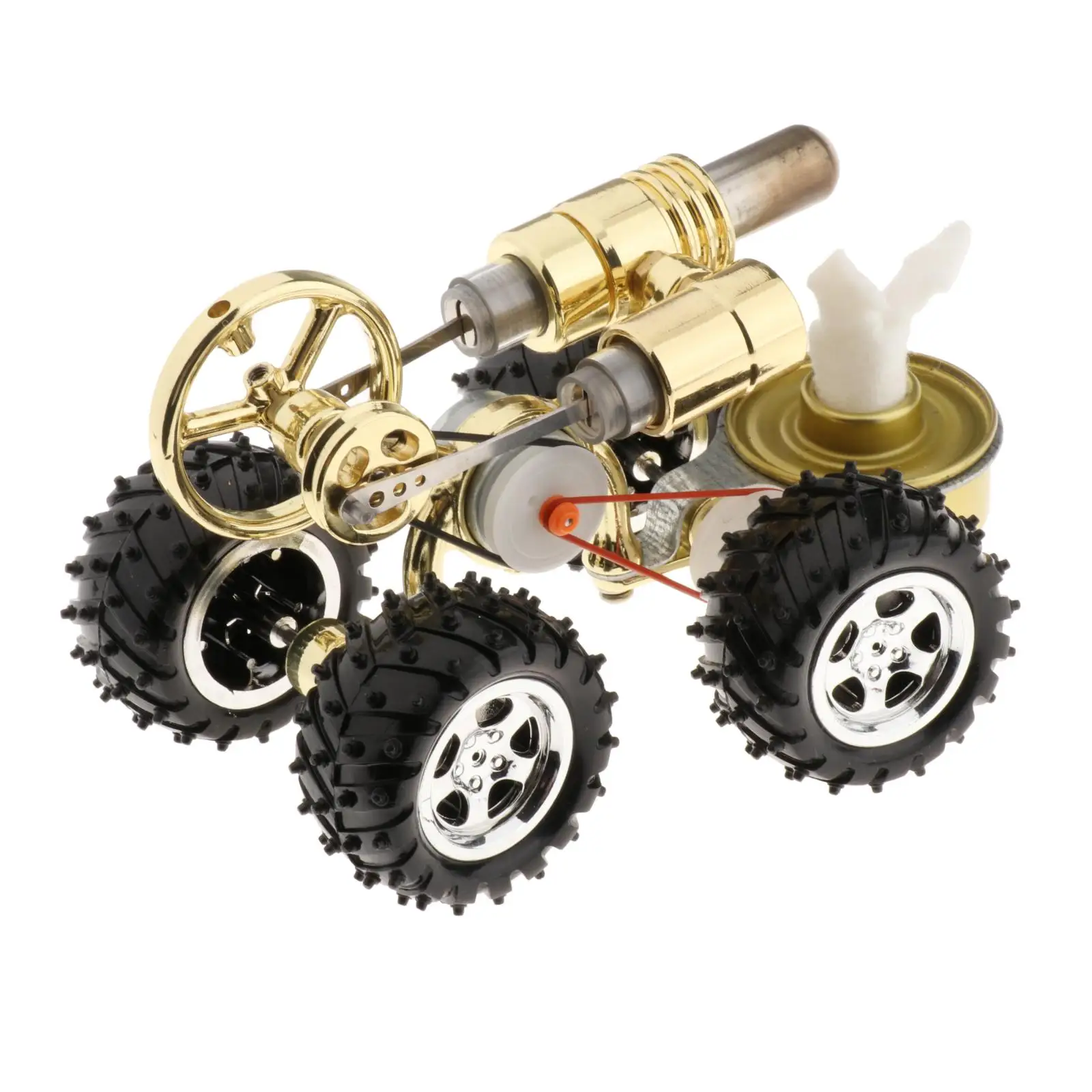 Metal Air Stirling Engine Kid`s Science Learning Toys Science LED Light