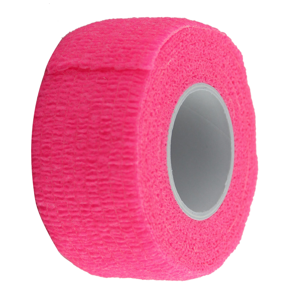 2.5cm First Aid Medical Ankle Care Self-Adhesive Bandage Gauze Tape Pink