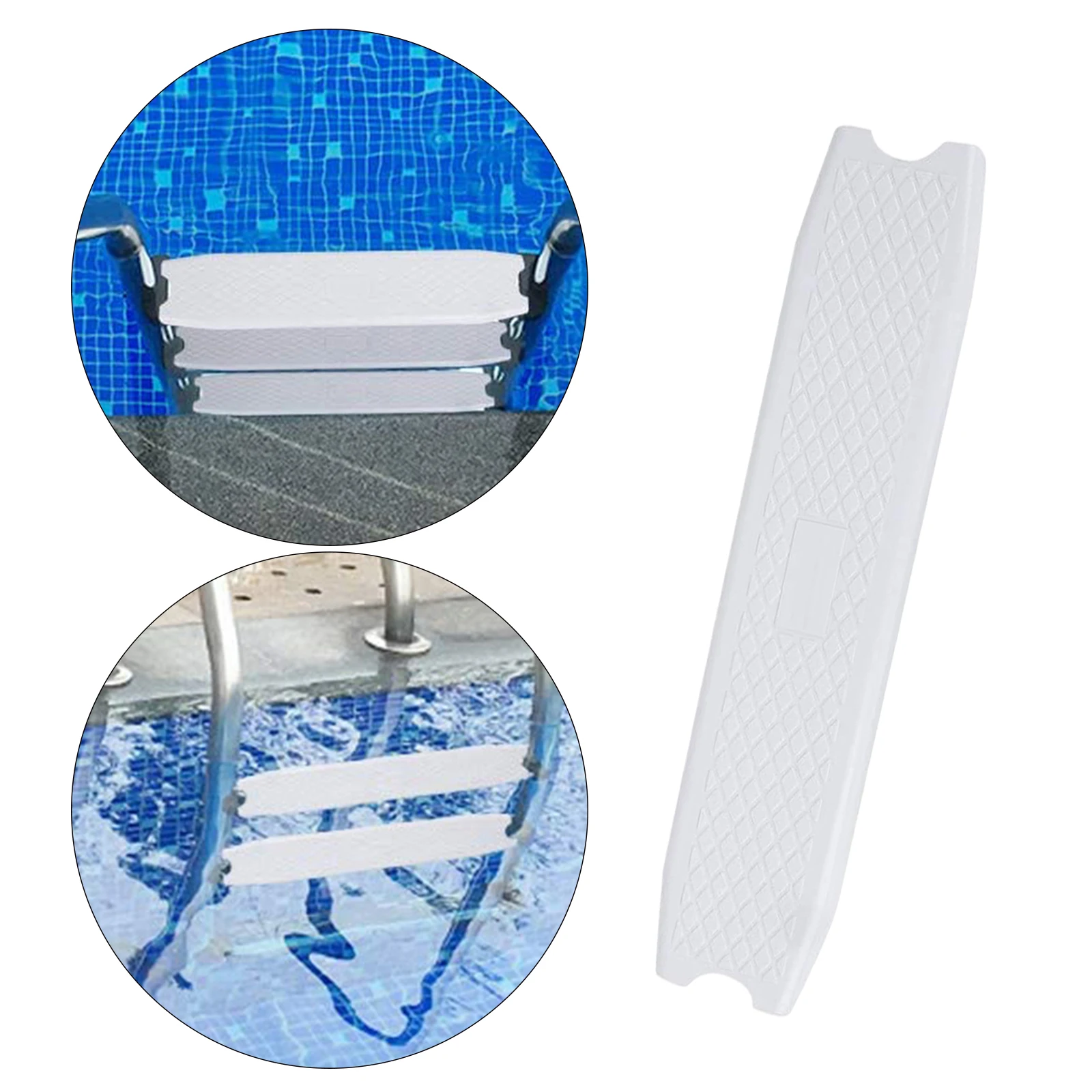 Plastic Swim Pool Rung Ladder Steps Replacement Anti-slip In-ground Swimming Pool Molded Pedal Durable Underwater Equipment