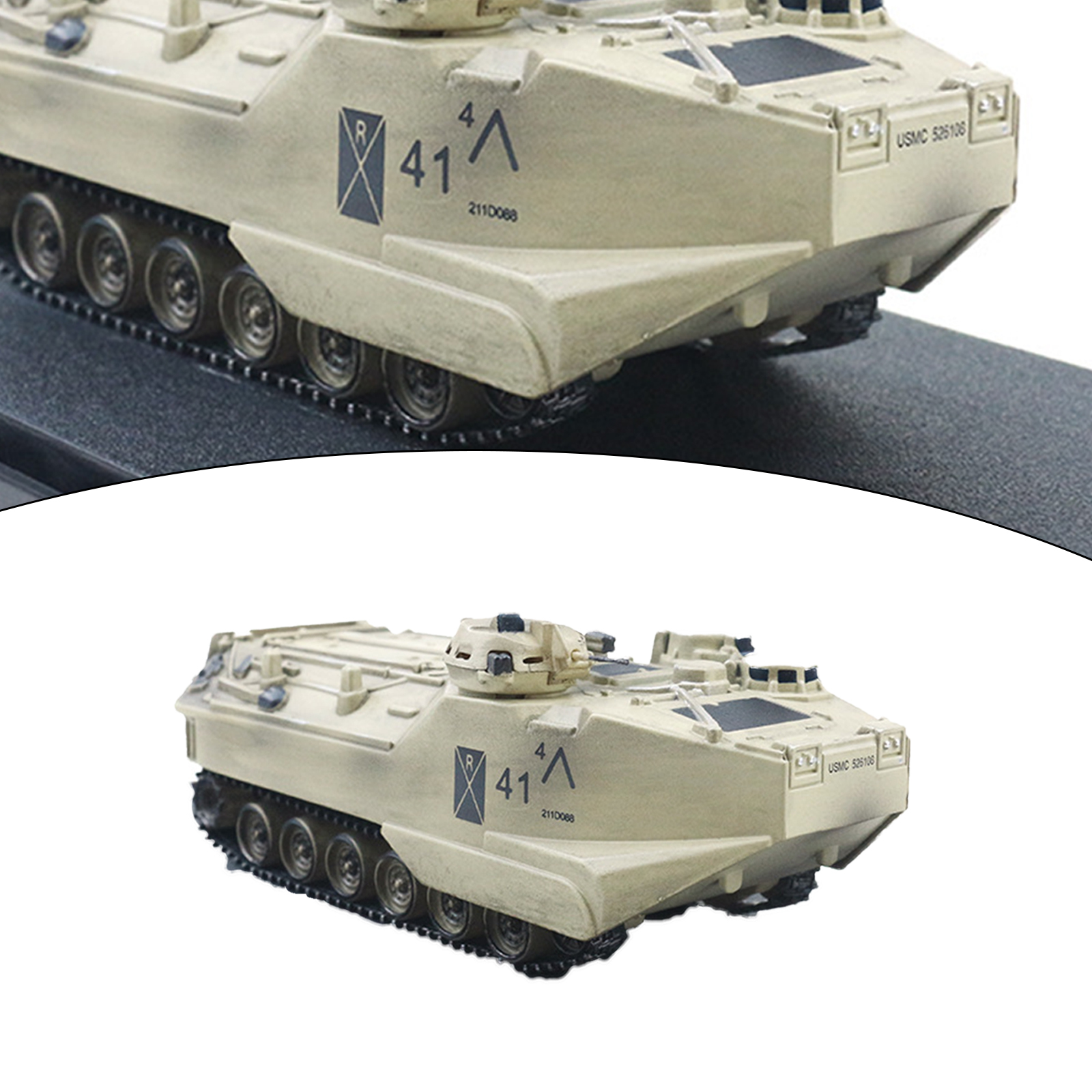 1/72 Scale American AAV7A1 Tank Model Tank Model Home Decor Accessory Craft