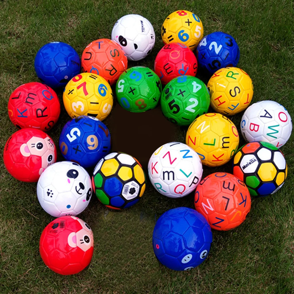 Children Toddlers Sports Game Training Ball Soccer Toddlers Game Colorful Foam Ball Recreative 6' for Girls Boys Gifts