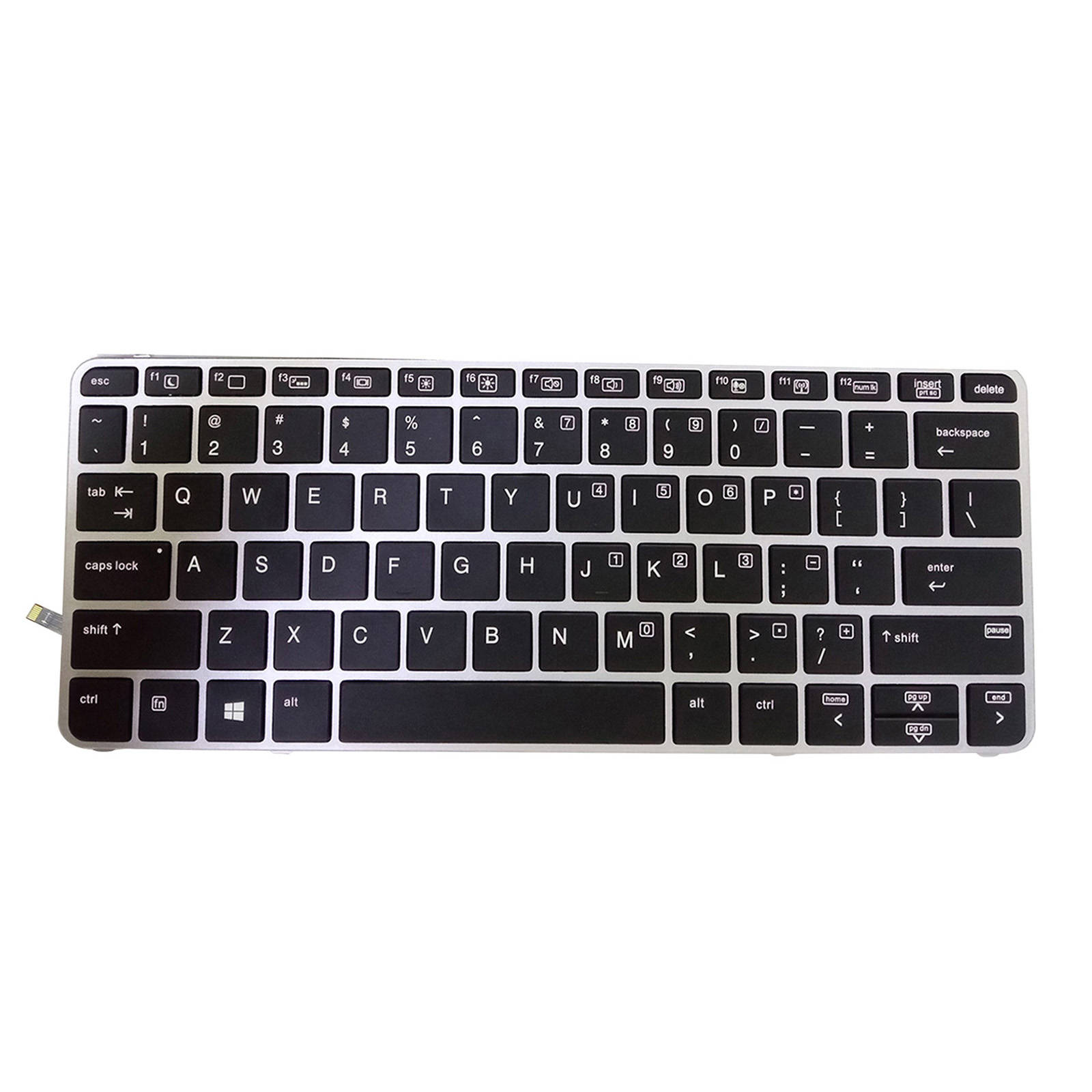 Laptop US Layout Keyboard W/ Backlit Replace for HP Elitebook 725 G3 820 G4 Tablets 725 G4 Components