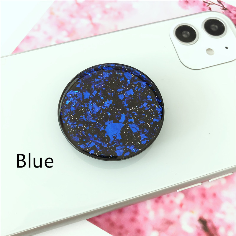 Universal Solid Color Round Airbag Bracket Expanding Stand Grip Mobile Phone Finger Holder For iPhone Huawei Contraction Bracket