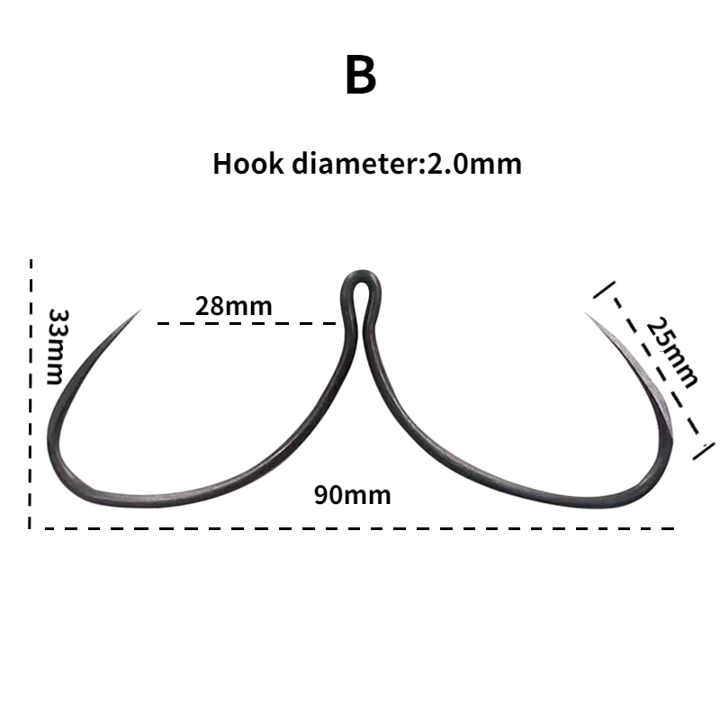 Karpfen Angeln Haken Sharp Stahl Duple Haken Anzuelos De Pesca Mar Anker Haken Tiefe Ocean Fishing Tackle Peche En Mer häkeln – Detail 4