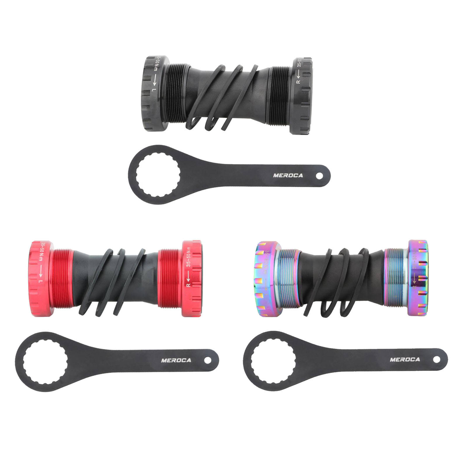 Bottom Bracket 68/73mm BB Threaded Sealed Integrated High Strength Hollow Lightweight for Mountain Bike Bicycle Parts