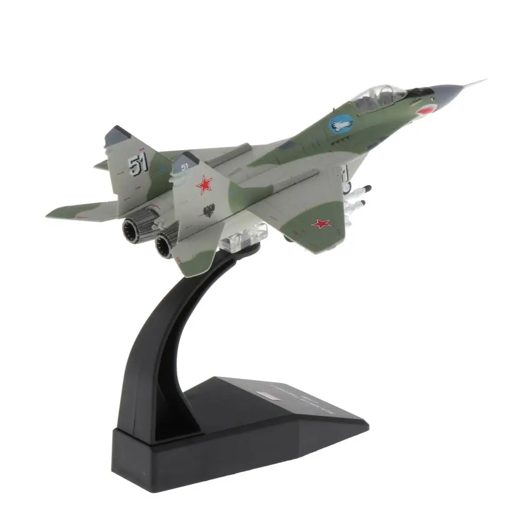 1:72 MIG 29 Russische Diecast Militär Armee Modellflugzeug Büro Ornamente 