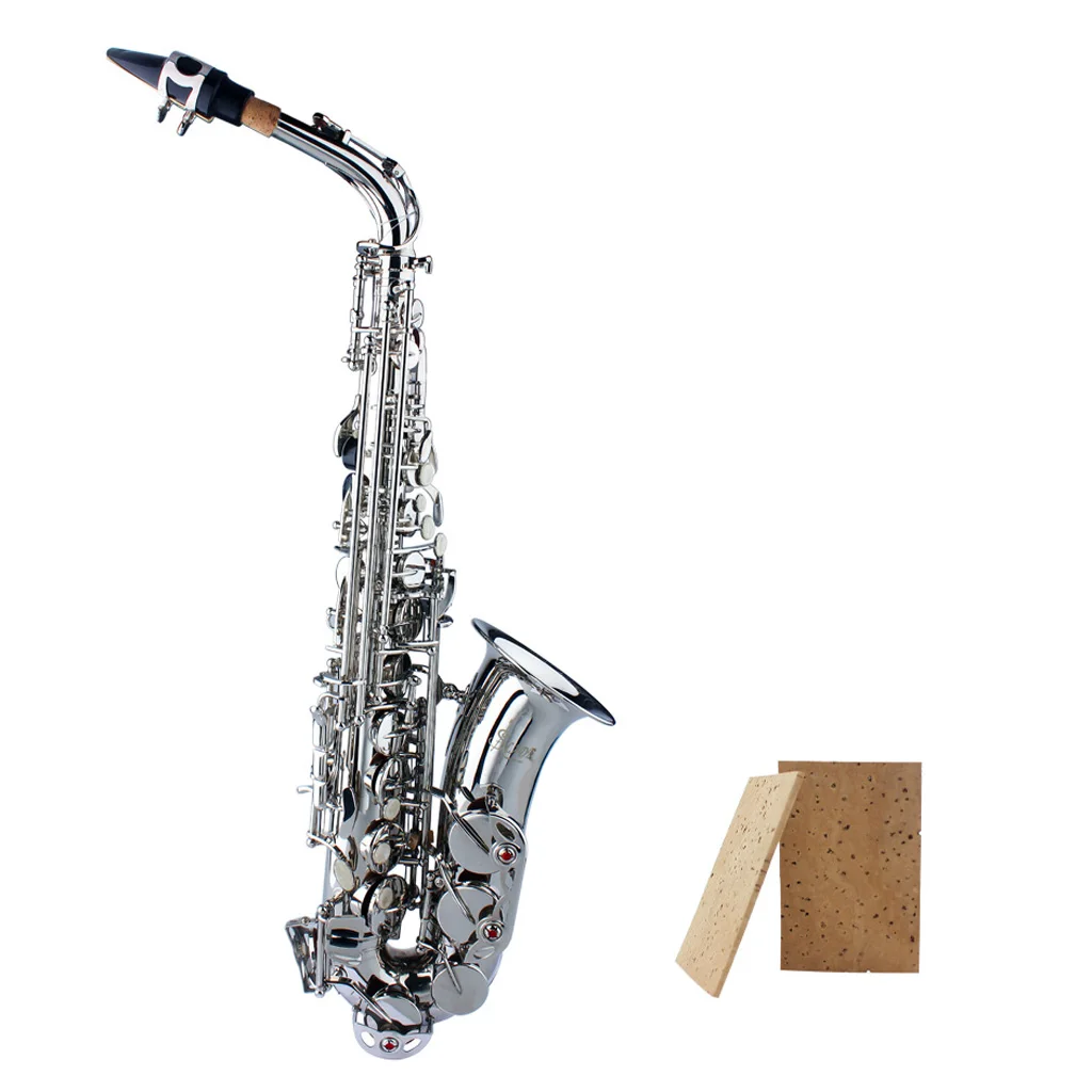 Tooyful Professional 2Pcs Saxophone Nature Cork Soprano/Tenor/Alto Neck Cork Instrument Musical Woodwind Accessories 61x40x2mm