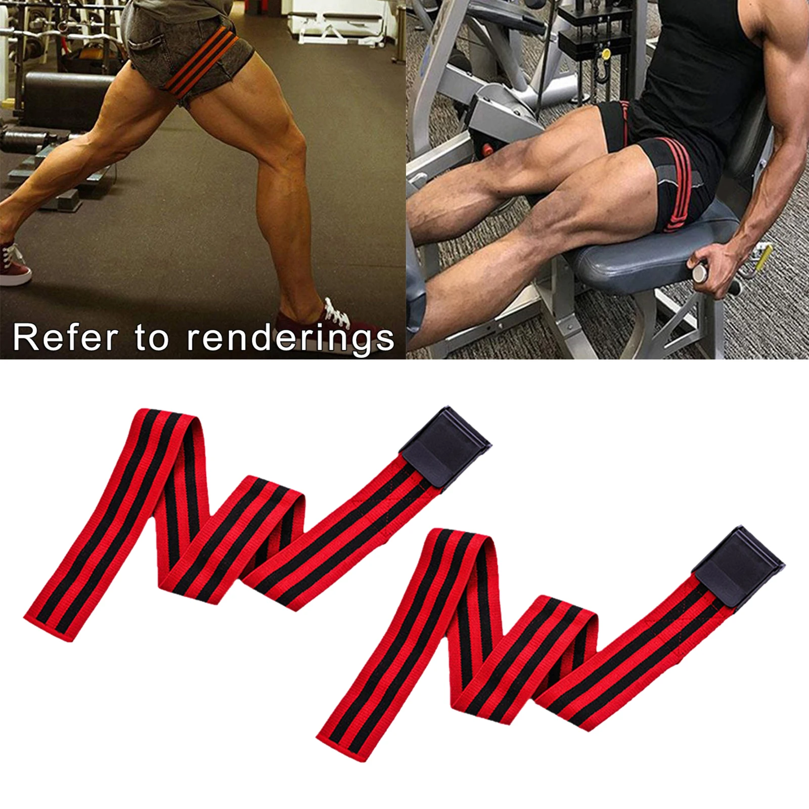 Exercise Occlusion Training Bands Arms legs Blood Flow Restriction Band