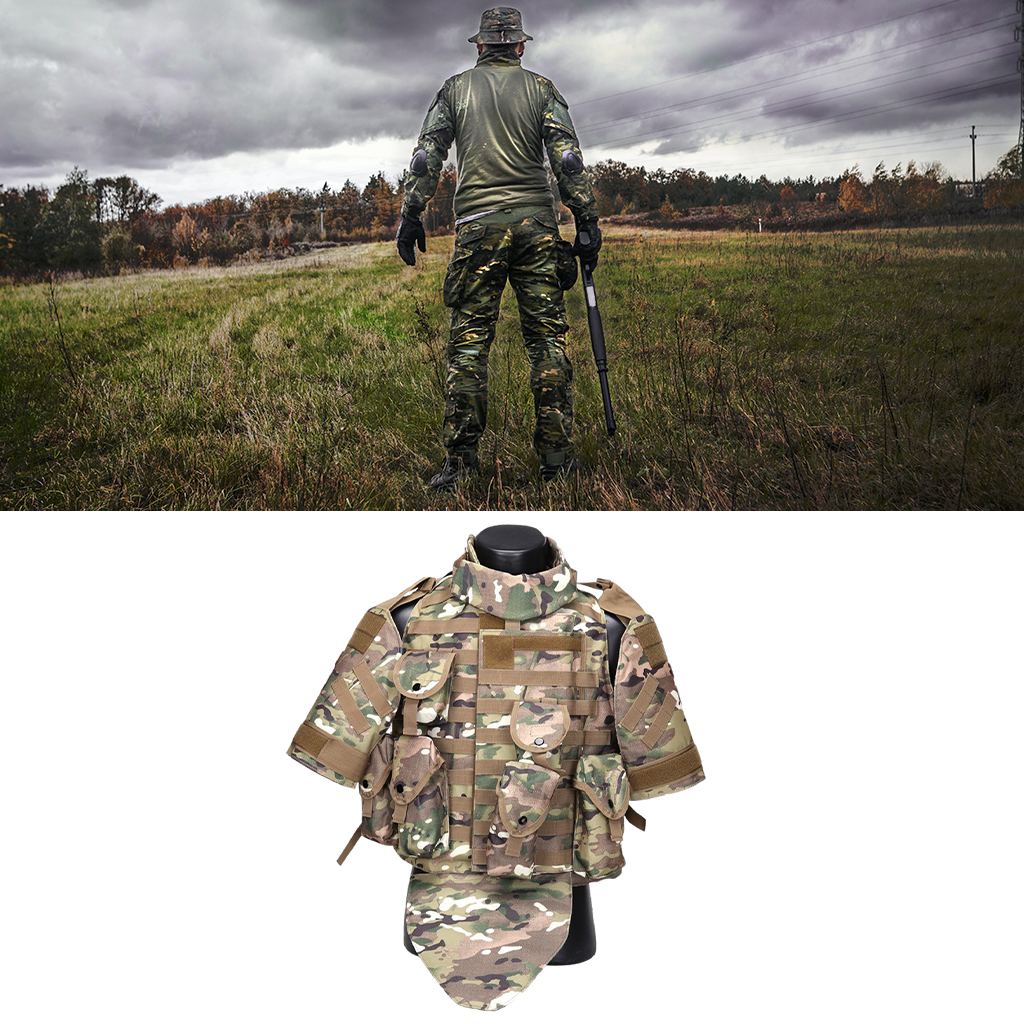 Adjustable Outdoor Release Modular Combat-Vest for Hunting Fishing Men