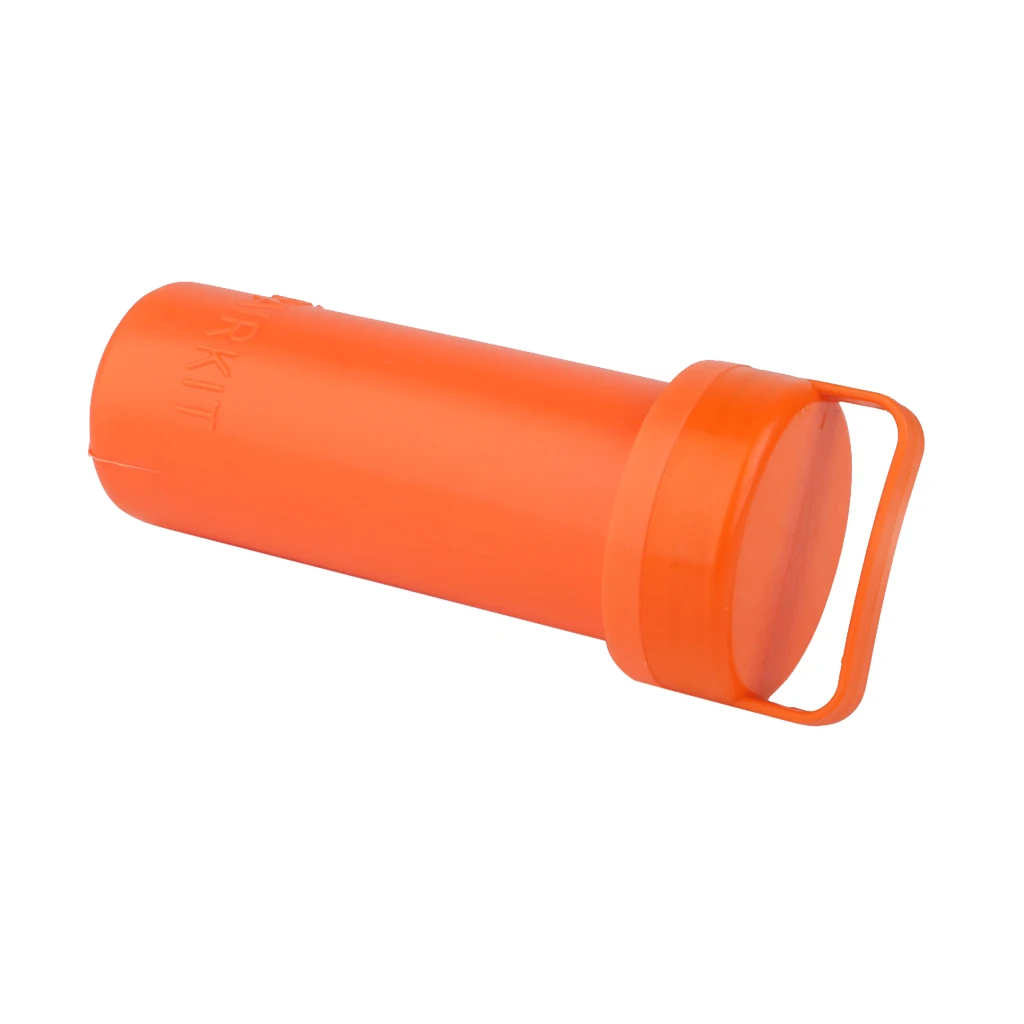 MagiDeal Hot High Quality PVC Repair Kit Container Bucket for Inflatable Kayak Rowing Boats Parts Supplies Accessories Orange